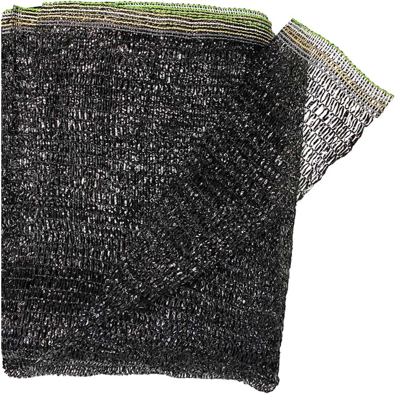 Malla bloqueadora solar 8x20" resistente UV jardín Negro
