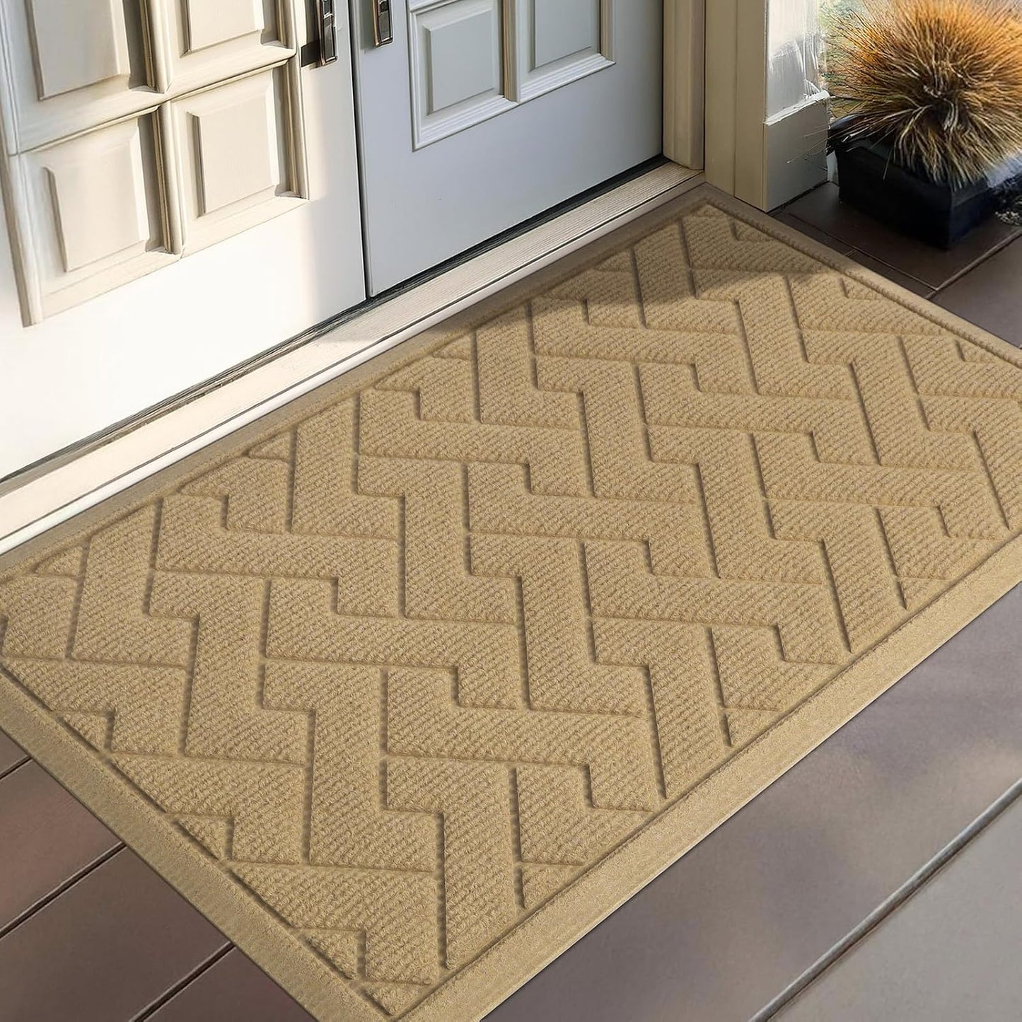 Tapete puerta exterior absorbente antiderrap