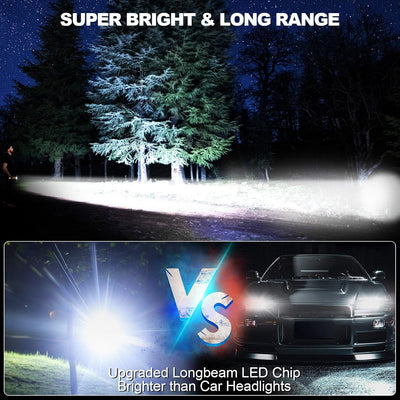 Linterna recargable magnética de bolsillo 8 modos LED potente