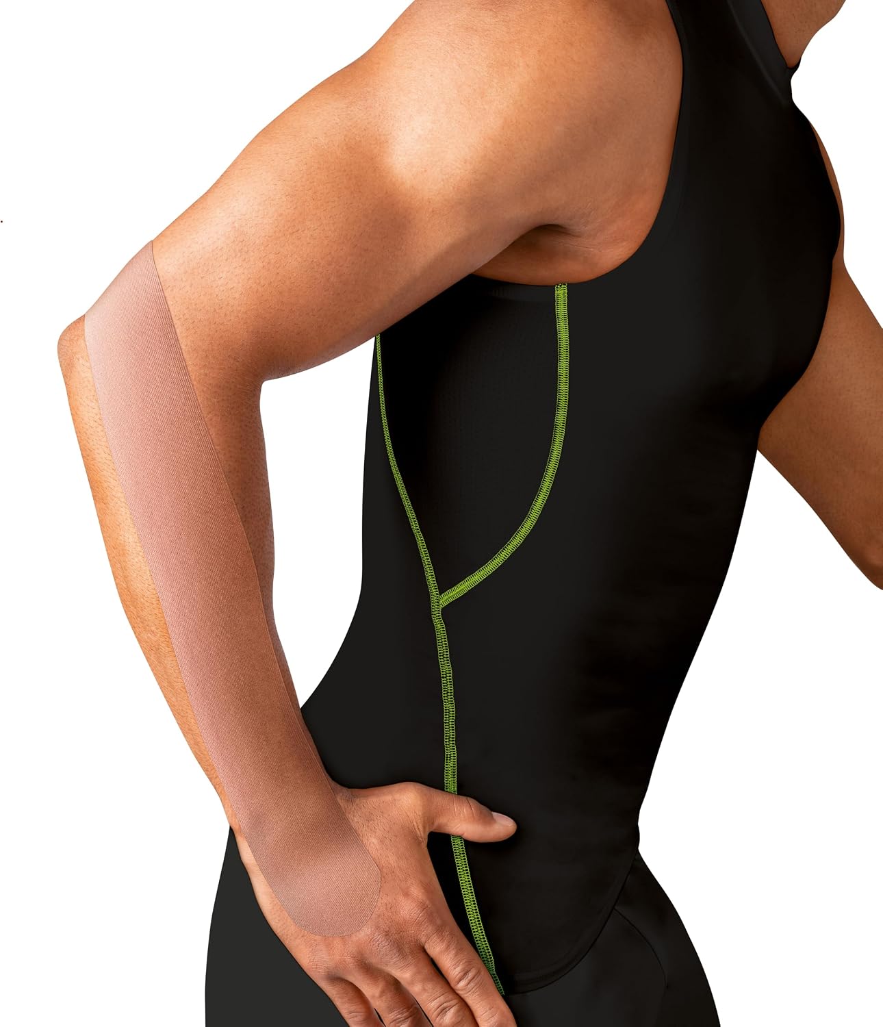 Cinta kinesiología 2" x5.5yardas bronceado repelente agua