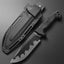Cuchillo EDC DC53 acero mango fibra negro
