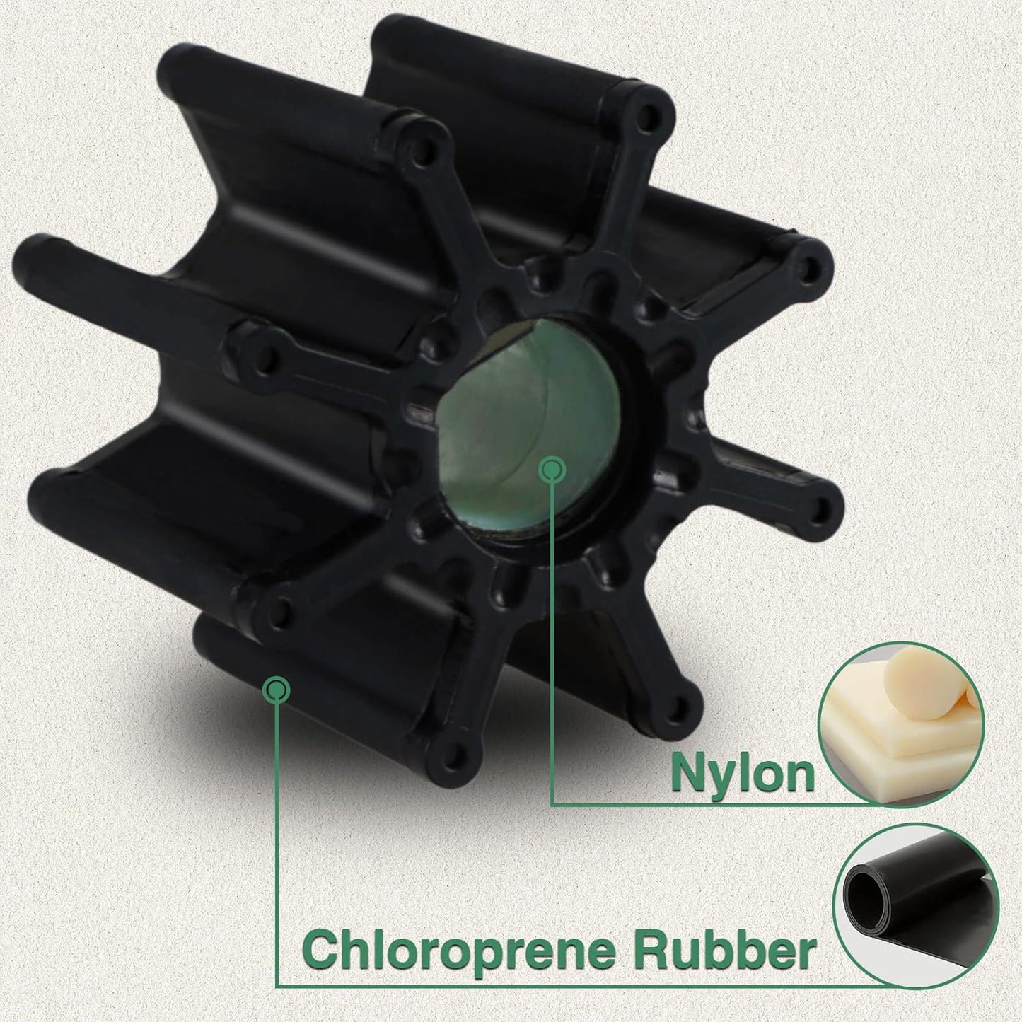Impulsor bomba agua comp Mercury V8 GM MerCruiser 47-59362T1