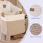 Canastas almacenamiento plegables 16.5x13x15" set 2 marrón