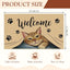 Tapete bienvenida gato antiderrap 29x17"
