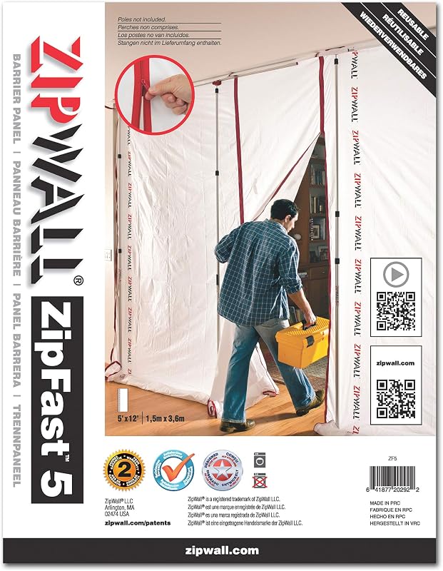 Panel antipolvo reutiliz. 5ft 4 Pzas ZF5-PK4
