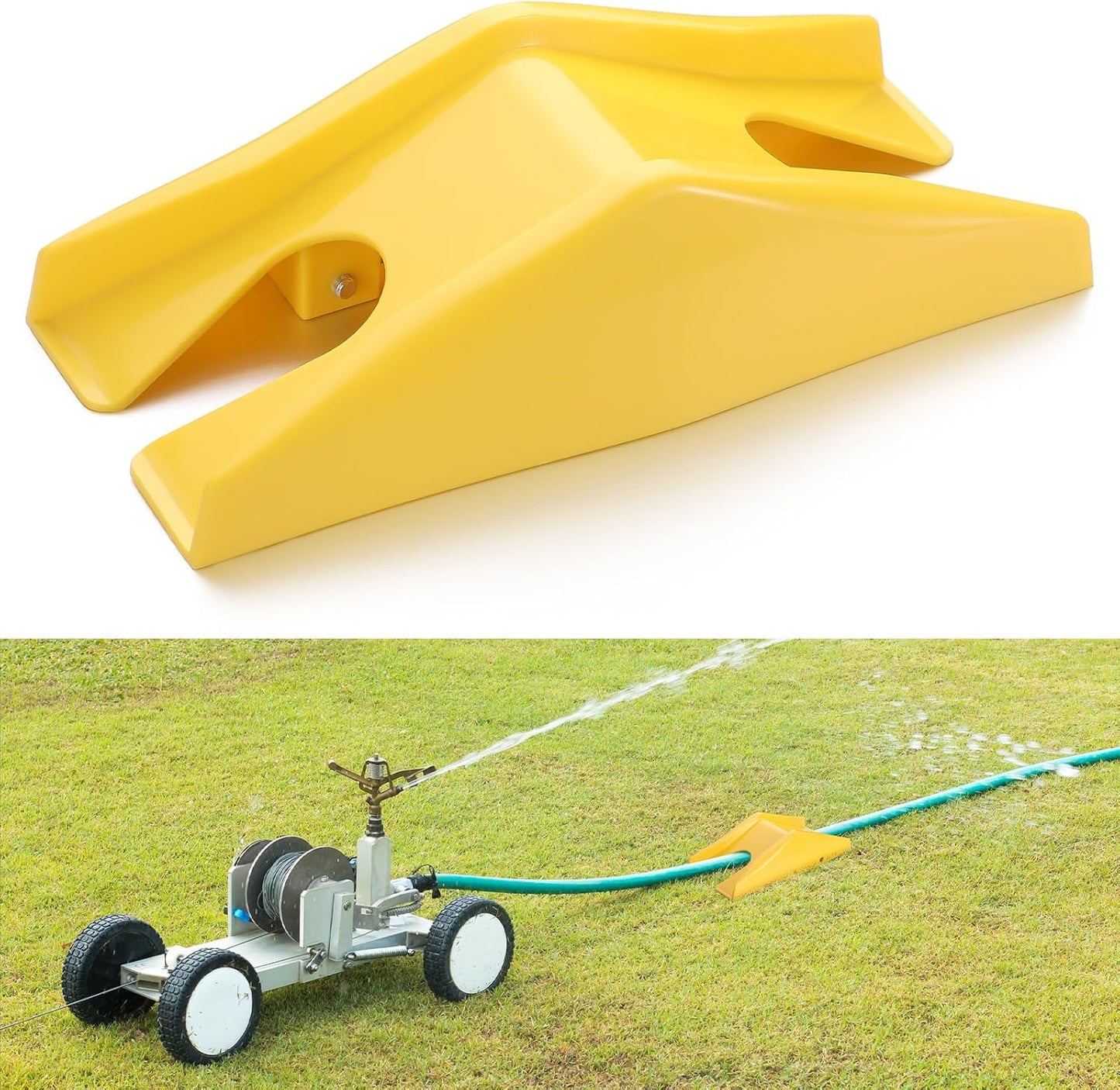 Aspersor viajero para césped jardín sistema riego