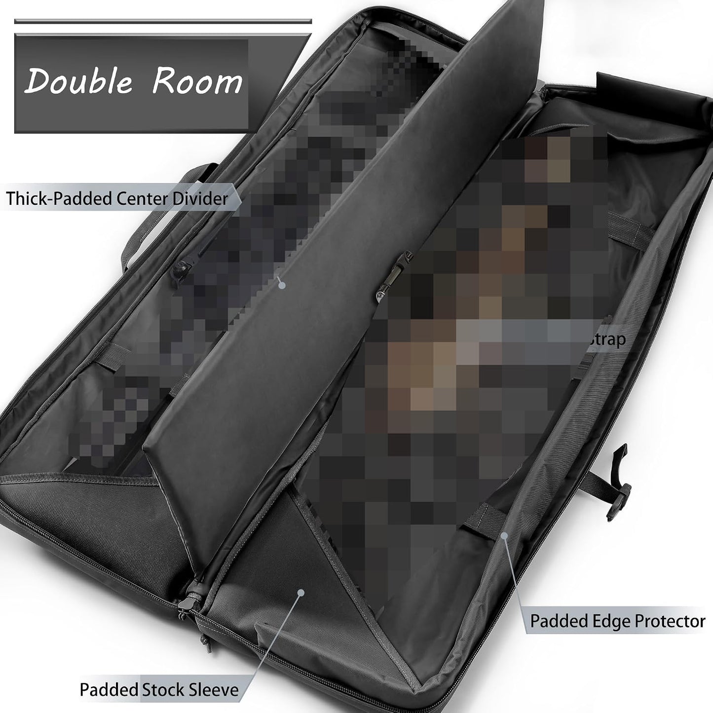 Estuche táctico transporte doble 36-46"