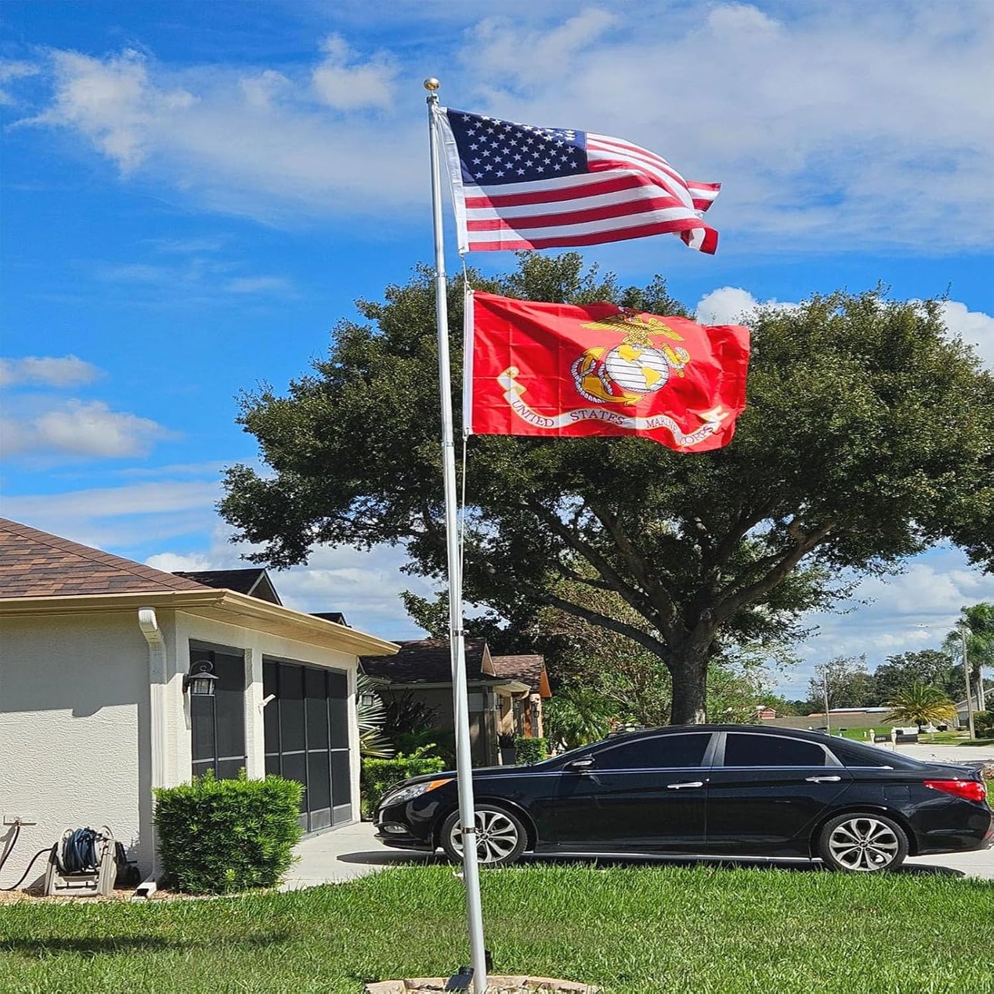 Banderas USMC 3x5ft para exteriores doble cara nailon