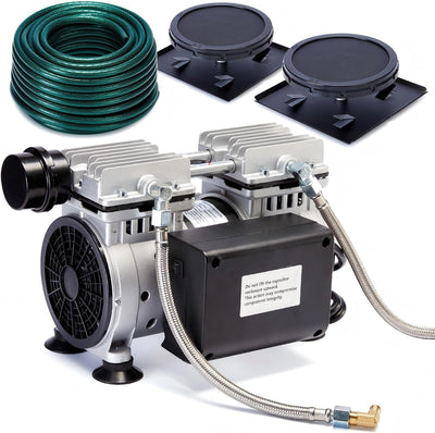Kit aireador estanque 3/4 HP 5.76 CFM tubo 100 pies 2 difusores