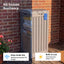 Cubo basura exterior 38gal resina impermeable tapa