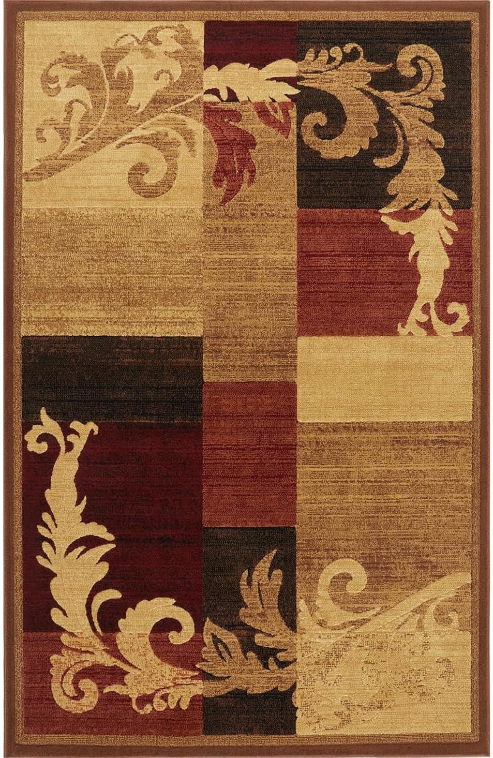 Alfombra moderna para centro de habitación