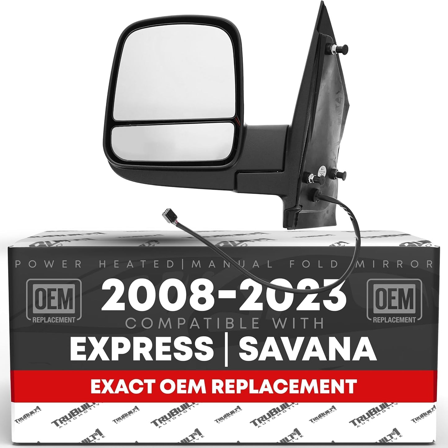 Espejo lateral conductor comp Chevrolet Express GMC Savana