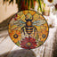 Panales abeja 6" atrapasoles vidrio emplomado arte