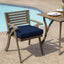 Cojín asiento 21x21pulg resistente lluvia azul zafiro