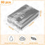 90 Esponjas para cocina sin comprimir no rayones color gris