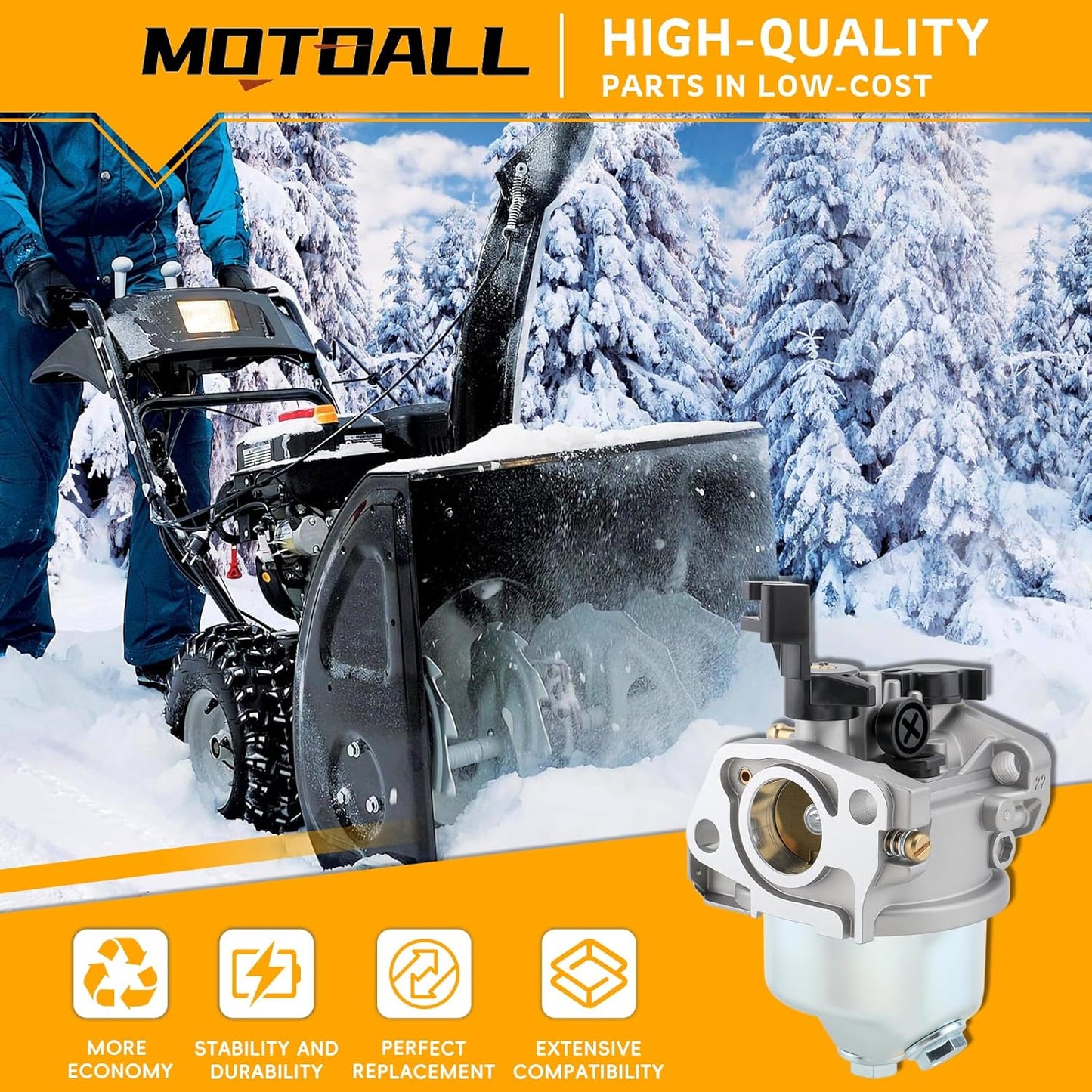 Carburador 38744 para soplador nieve Toro Power Clear