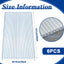 6 Paneles Policarbonato Doble Capa Invernadero 4x2ft