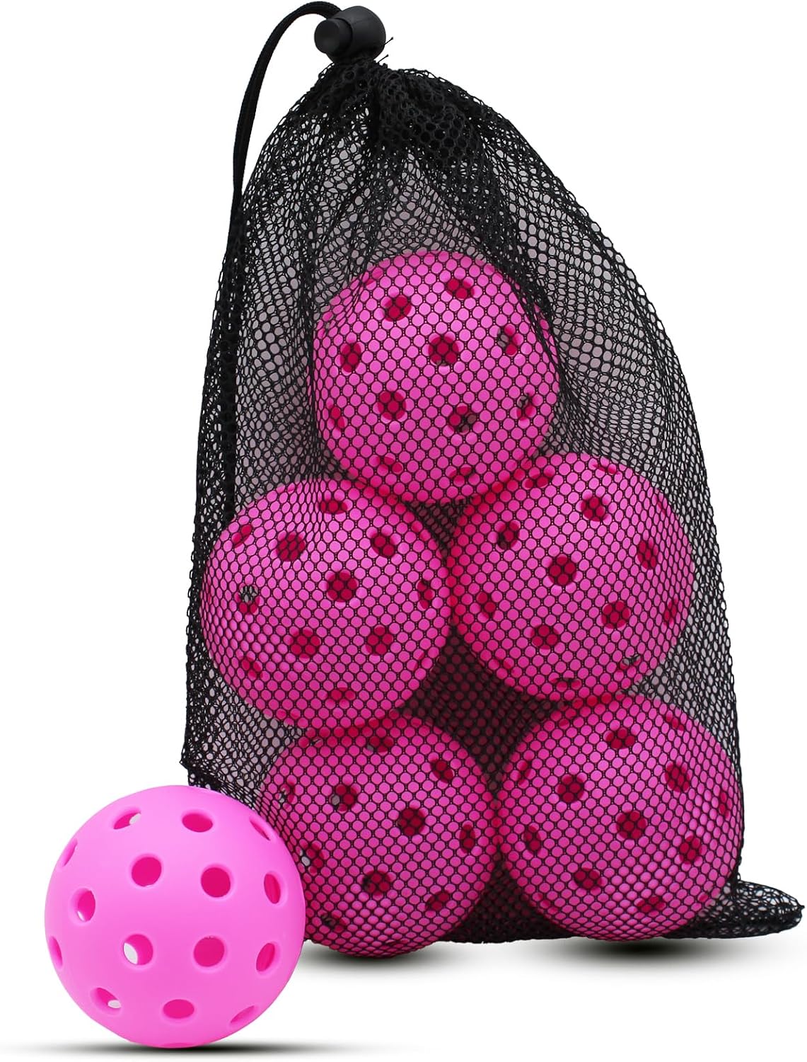 Pelotas Pickleball 40 Agujeros Elásticas Duras para Paddles