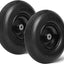 2 Ruedas sin aire 13" 4.00-6 rodamiento 5/8 cubo 2.2"