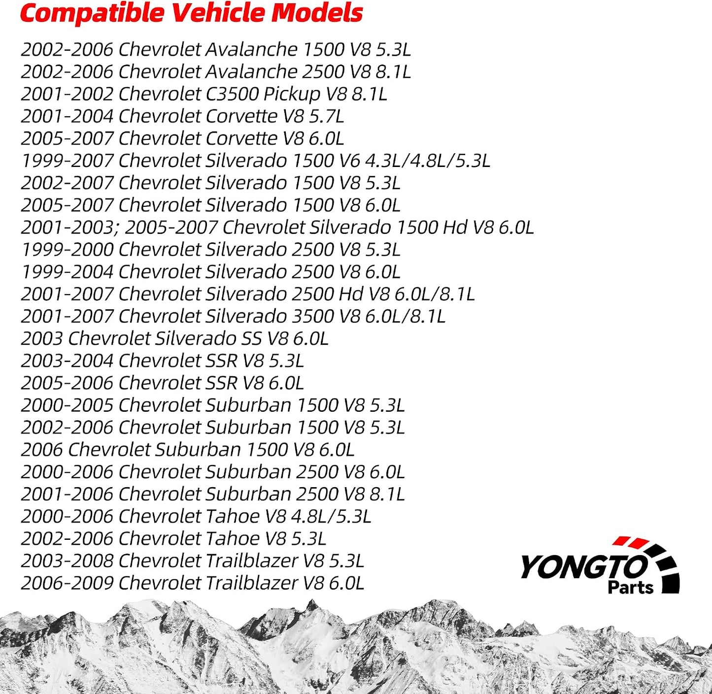 Sensor MAF para Chevy Silverado Tahoe