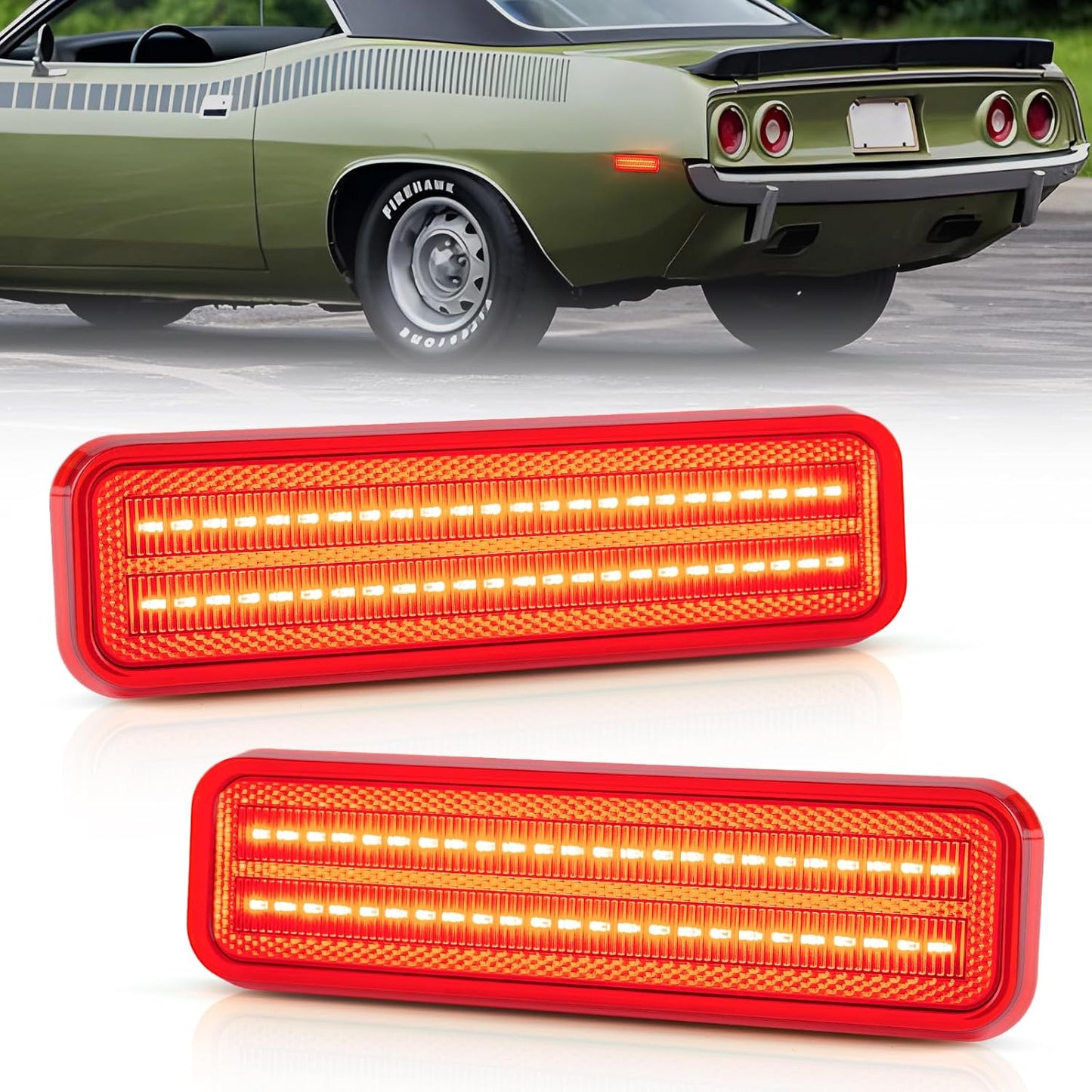 Luces LED traseras comp Dodge Charger 71-74