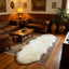 Alfombra piel oveja Nueva Zelanda suave lana dormitorio sala