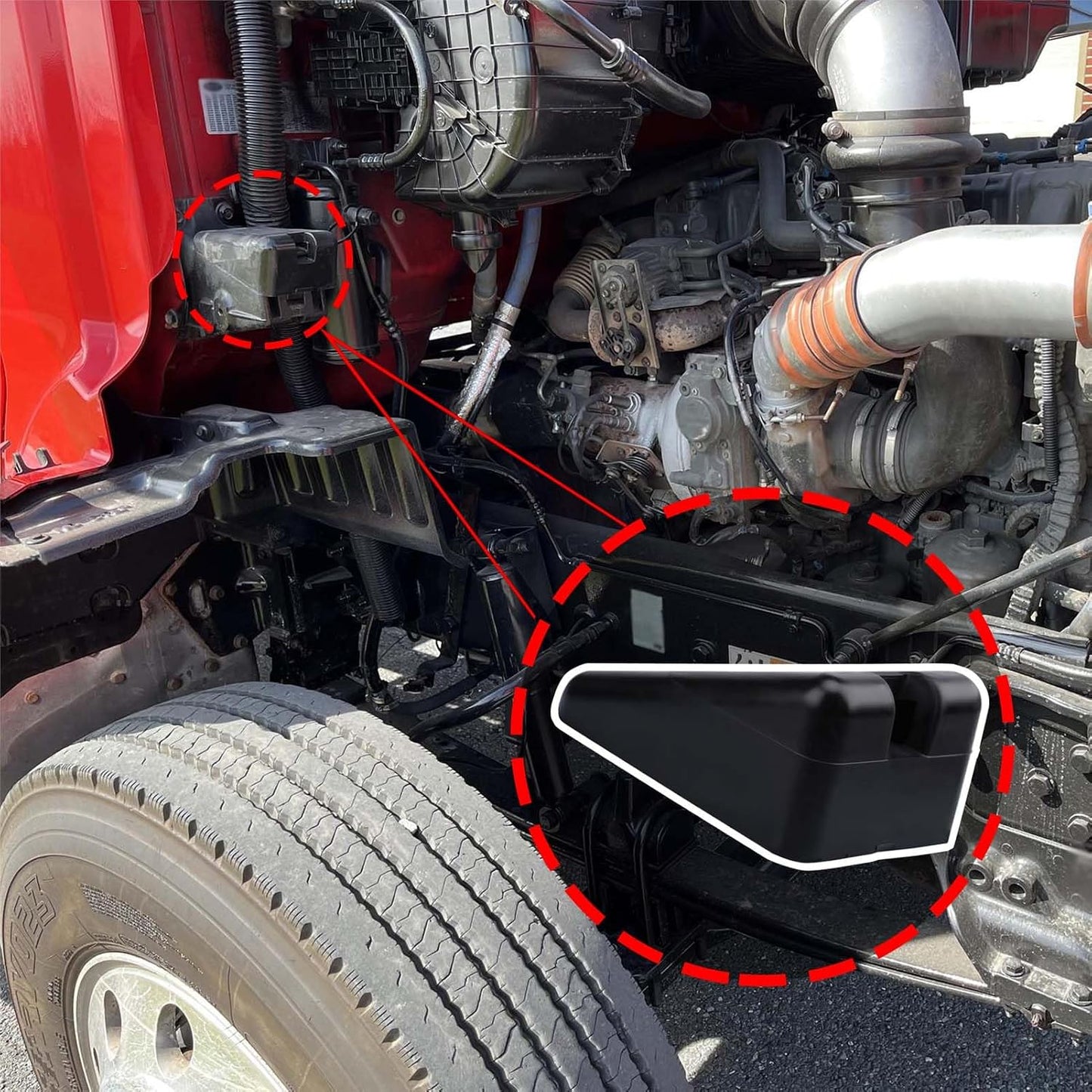 2 Soportes Parachoques Capó Peterbilt 567 579 Kenworth T680