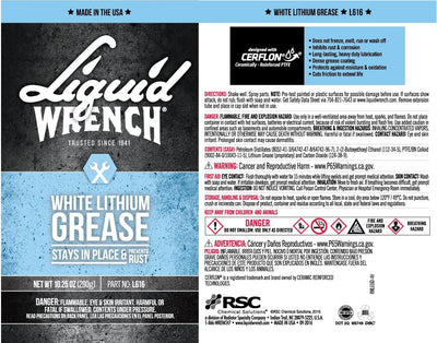 Grasa litio color blanco 8oz