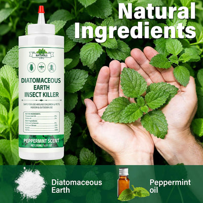 Aceite menta tierra diatomeas control plagas 16.91oz