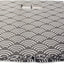 Papelera plegable lados duros olas gris grande