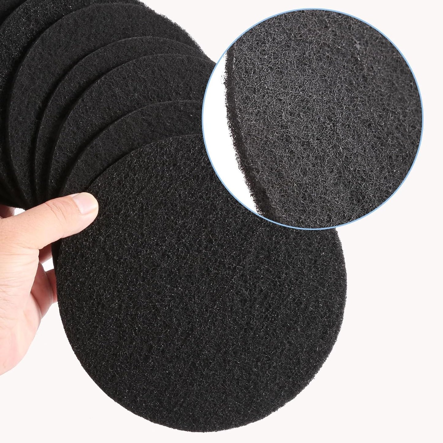 Filtros carbón cubo abono 10 pzas repuesto hogar 6.7
