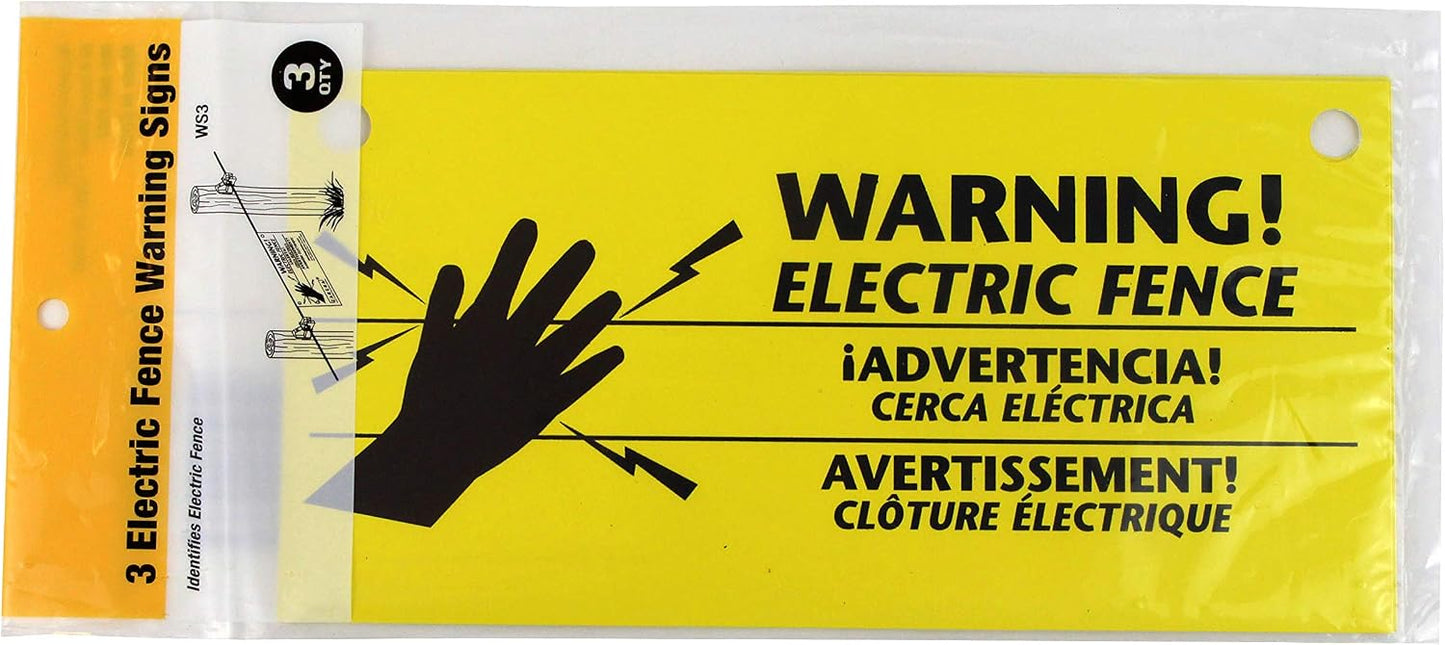 Pack 9 vallas eléctricas de advertencia