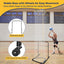 Equipo voleibol 8 alturas ajustables red 130pulg 6 angulos