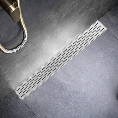 Drenaje ducha lineal 32pulg acero inox cepillado