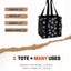 Bolso utilitario pequeño color negro