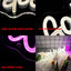 Letrero neón Confíe en Dios LED atenuable USB fe amor