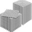 Azulejos drenaje PVC gris 12x12pulg baño cocina