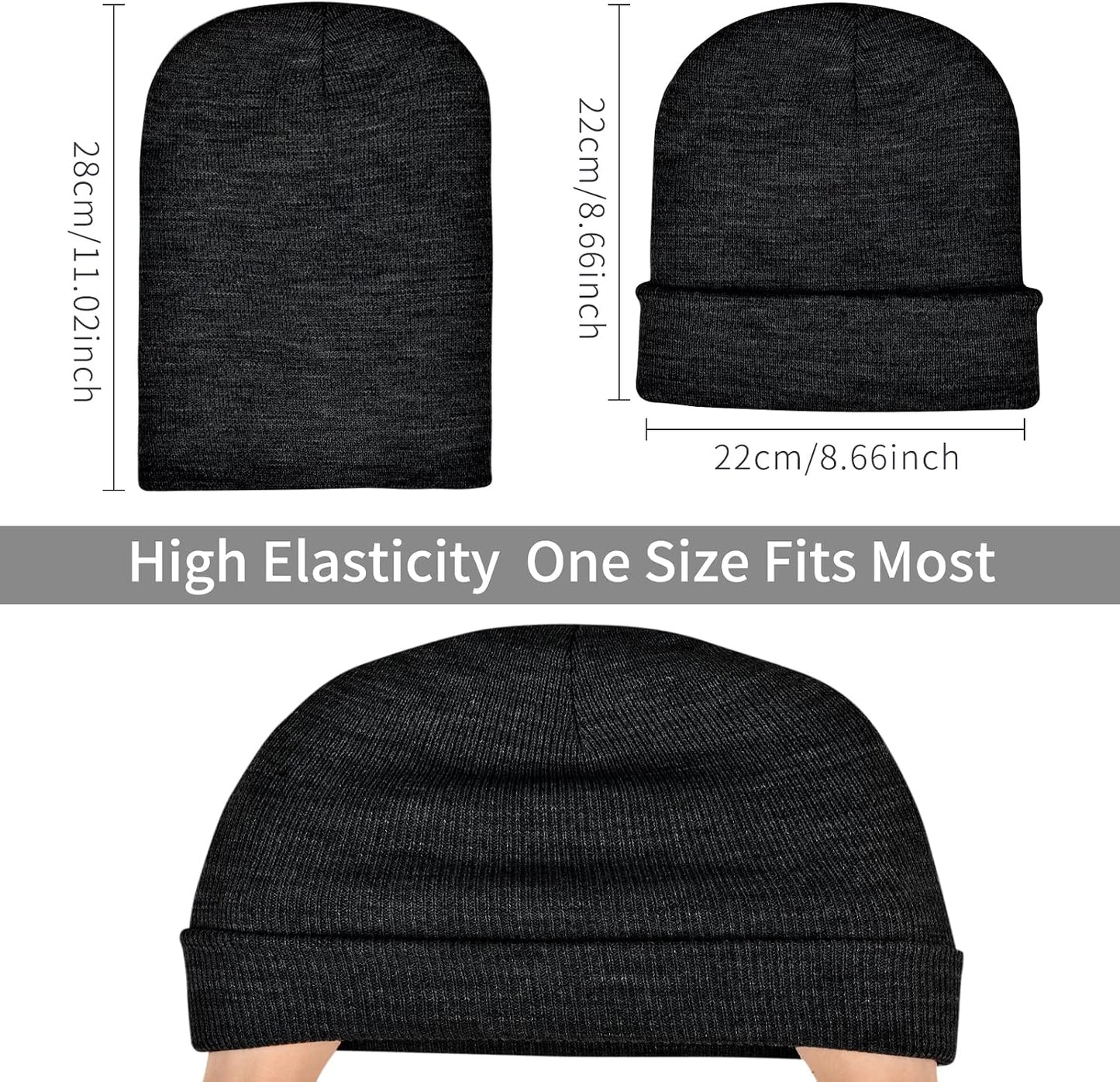 Gorro unisex invierno cálido tejido con borla