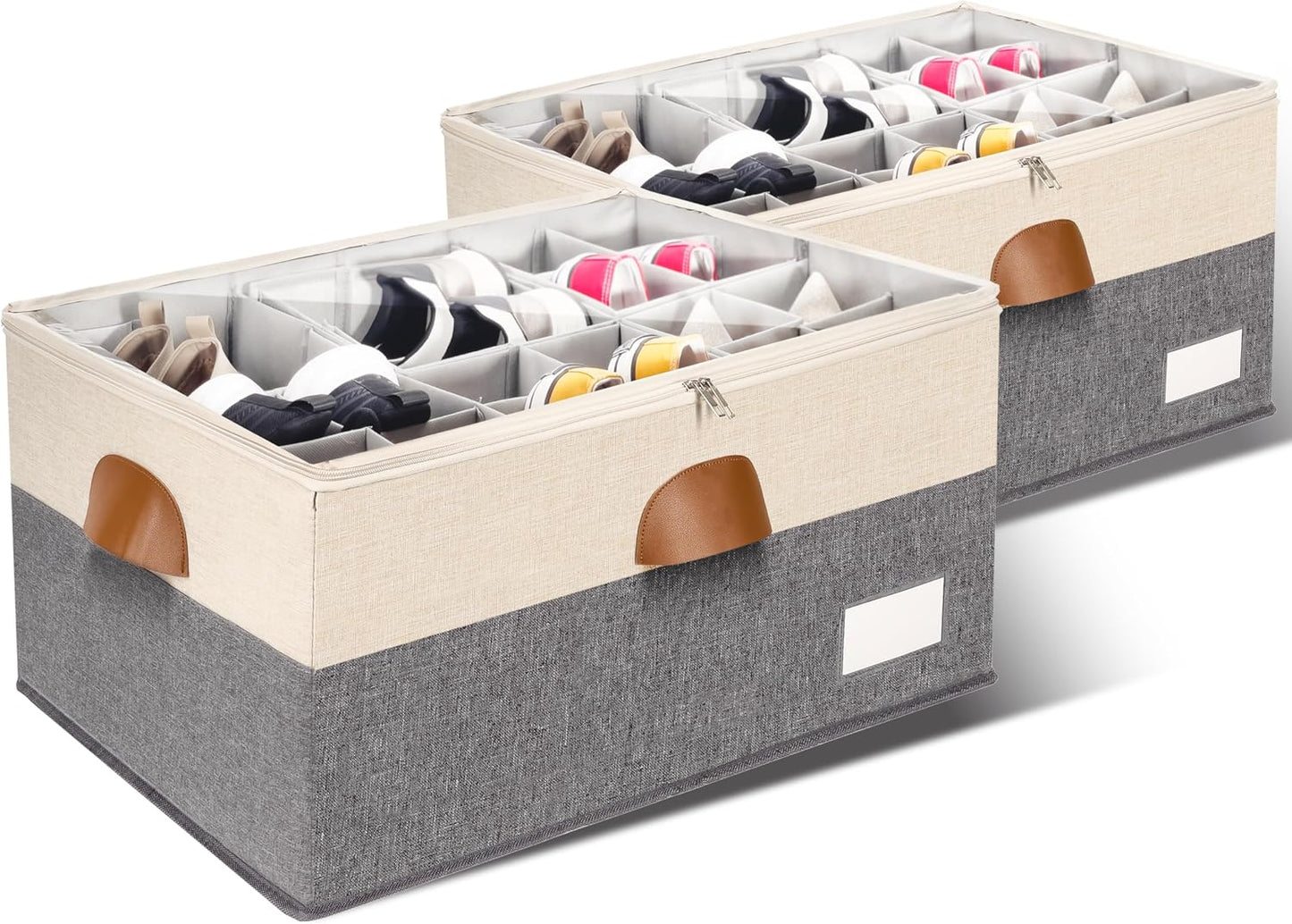 2 Pzas Organiz. Zapatos Ajustables Plegables