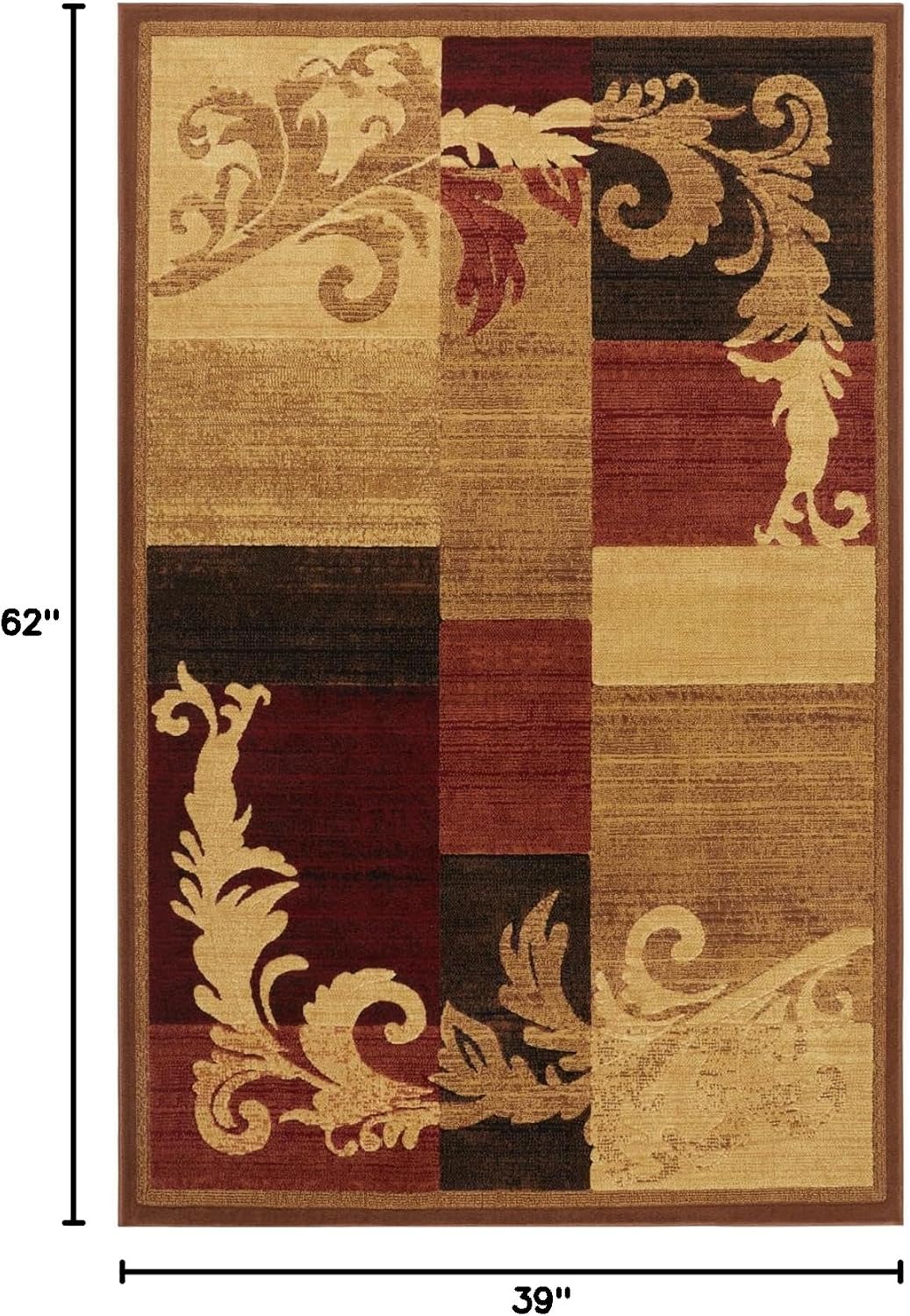 Alfombra moderna para centro de habitación