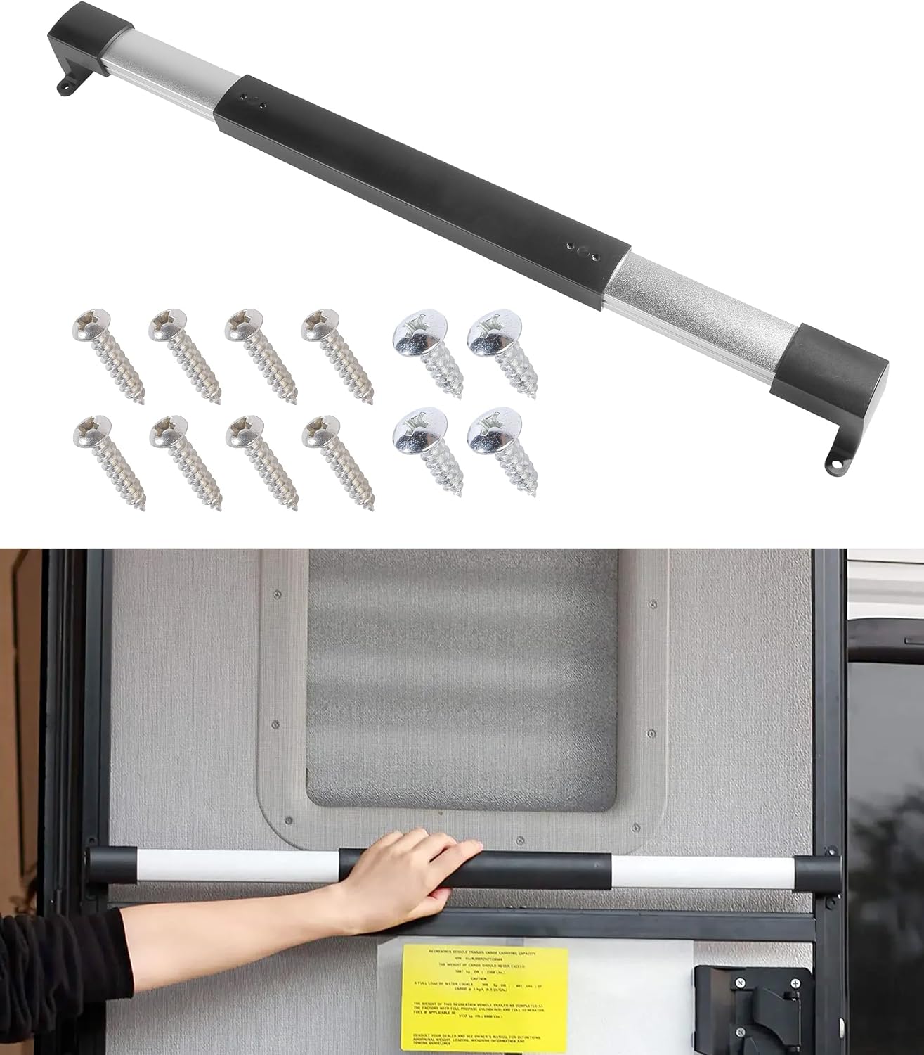 Manija puerta RV con malla ajustable 21-5/8 a 28-5/8"