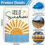 Banderas jardín 12x18pulg 3 capas hello sunshine decoración