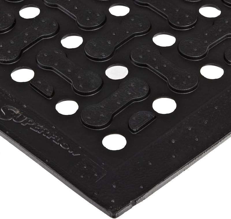 Alfombrilla antifatiga estación trabajo 4x6ft negro