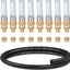 Manguera freno aire bronce 5" 3/8" set 8