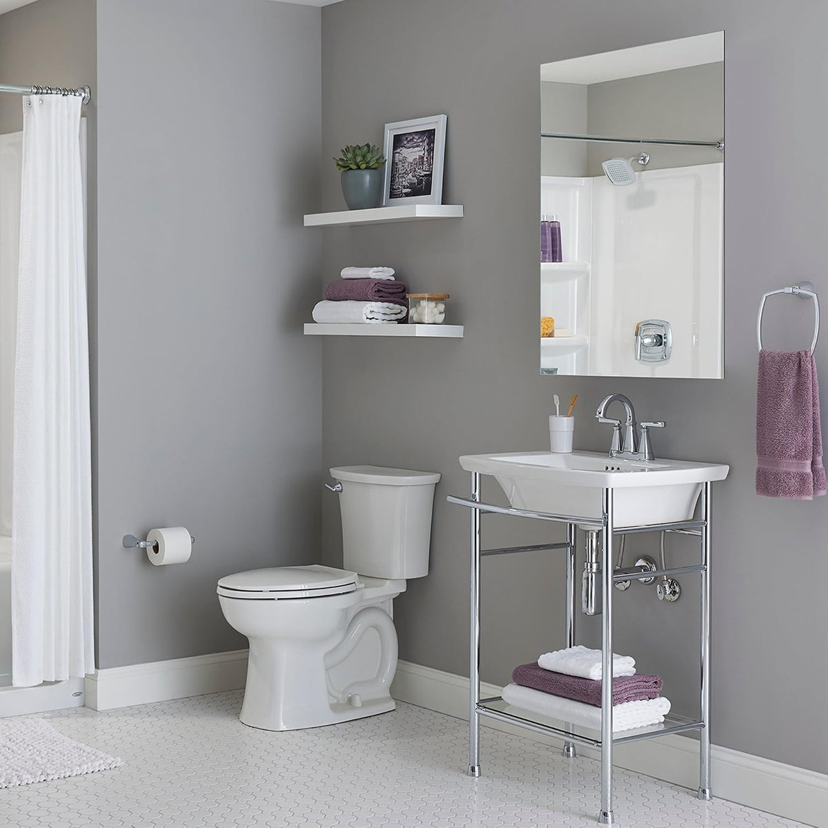 Grifo baño cromado Edgemere Centerset