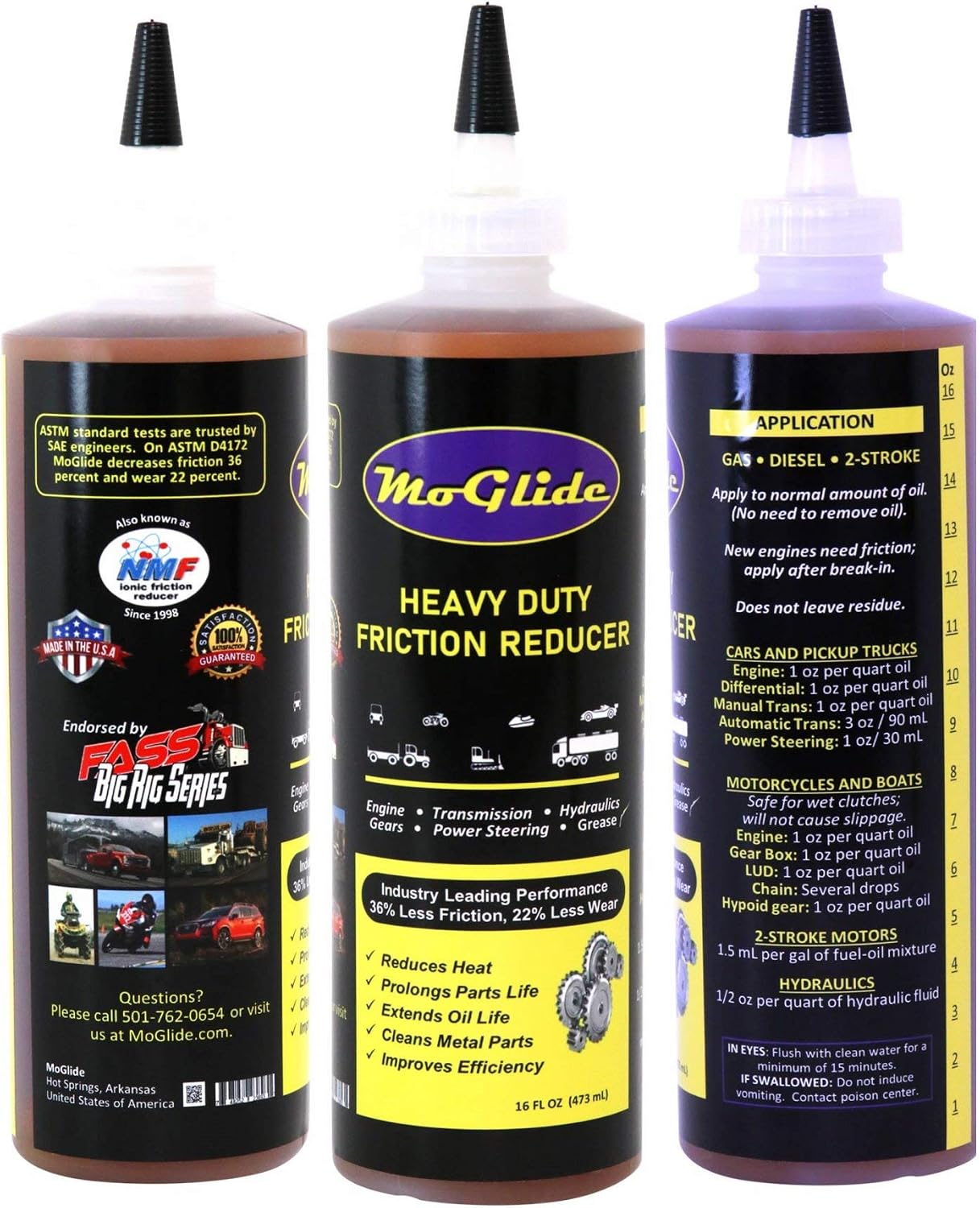 Reductor fricción resistente 16oz