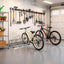 Soporte 6 bicicletas ajustable para garaje interior y