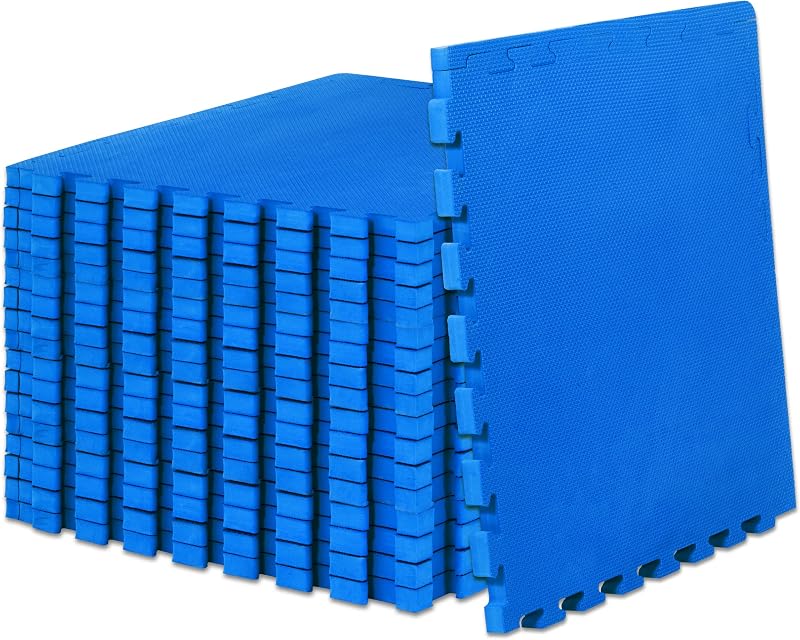 Matas de ejercicios EVA extra gruesa pack 3 azules