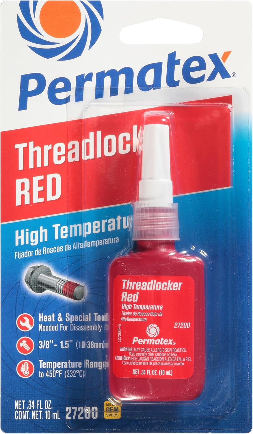 Retenedor roscas alta temperatura 10ml