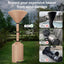 2 Fundas Calentador Patio Tela Resistente 89x33x19"